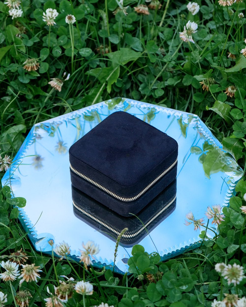 Corinne Velvet Travel Jewelry Box - Outlet