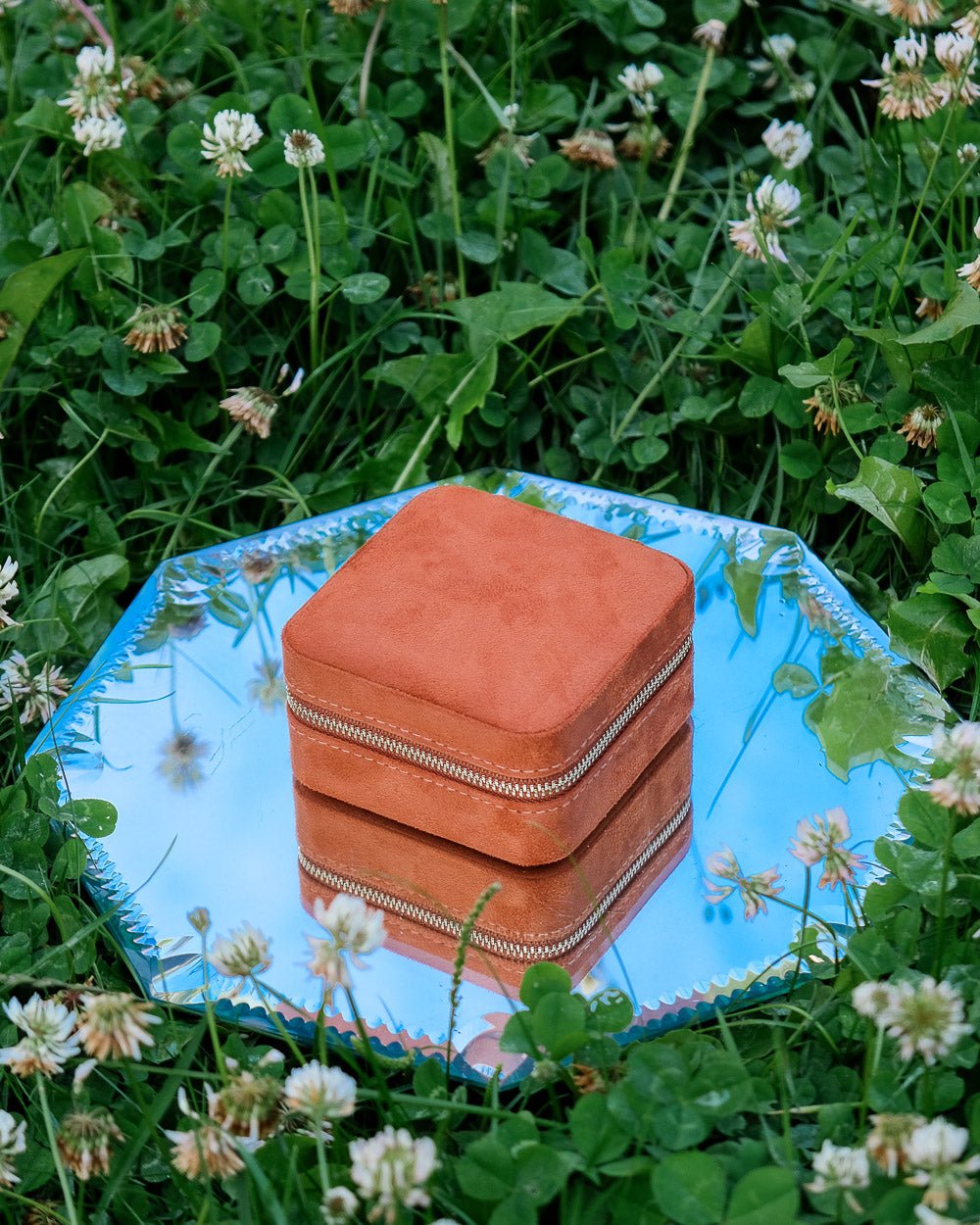 Corinne Velvet Travel Jewelry Box - Outlet