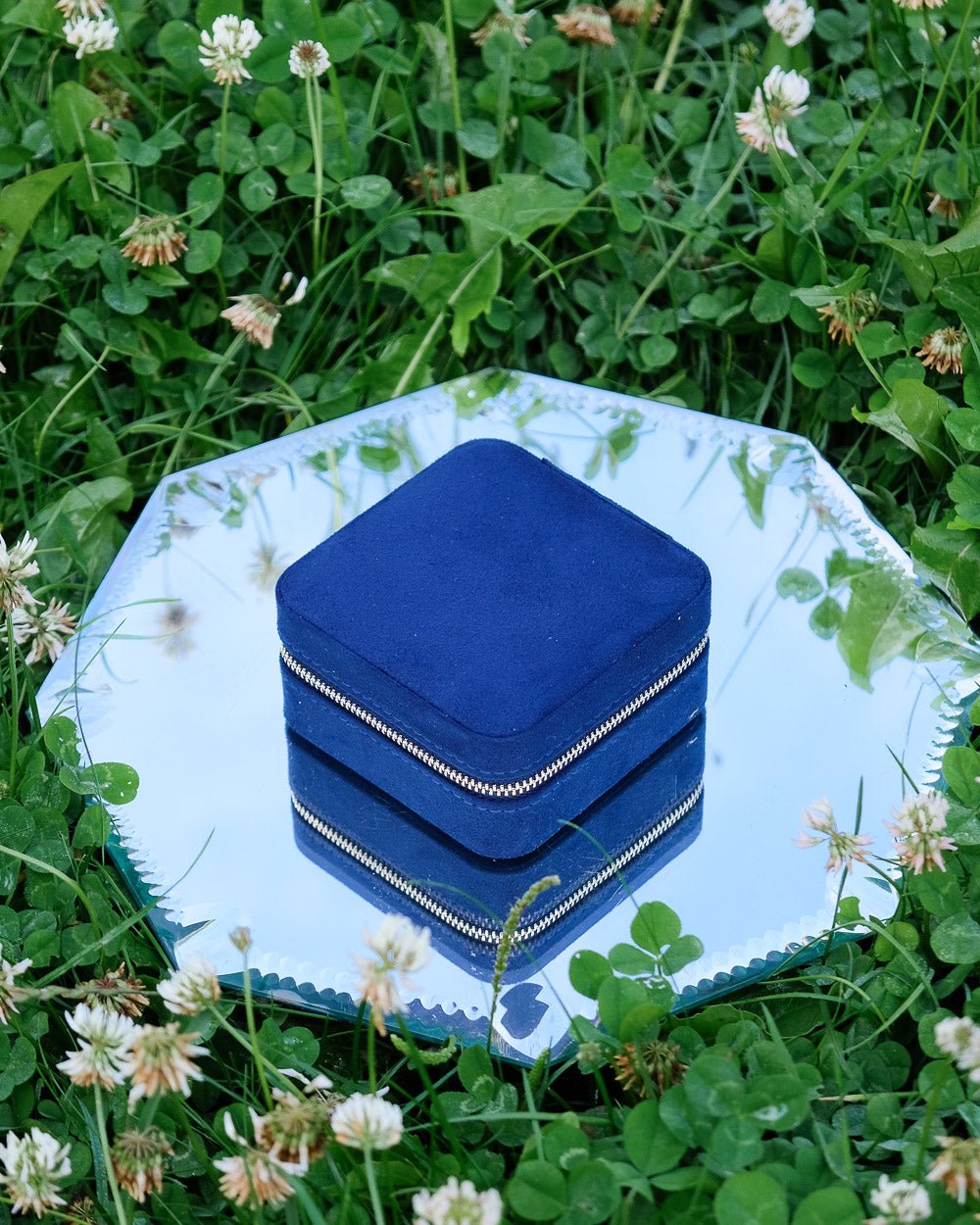 Corinne Velvet Travel Jewelry Box - Outlet
