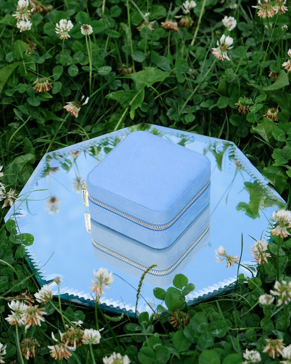 Corinne Velvet Travel Jewelry Box - Outlet