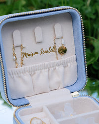 Corinne Velvet Travel Jewelry Box - Outlet