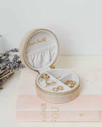 Yvonne Velvet Travel Jewelry Box - Outlet