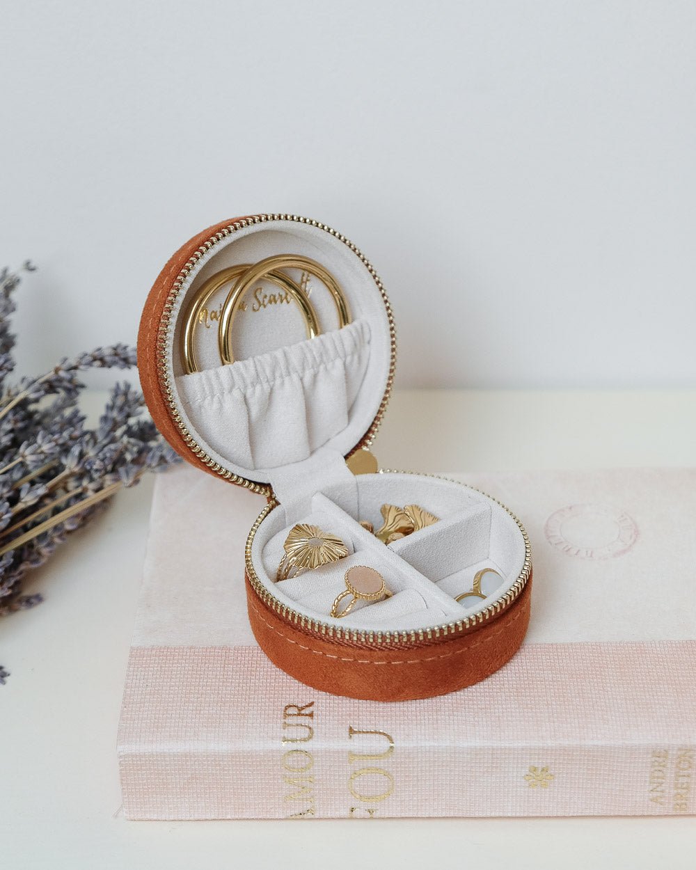 Yvonne Velvet Travel Jewelry Box - Outlet