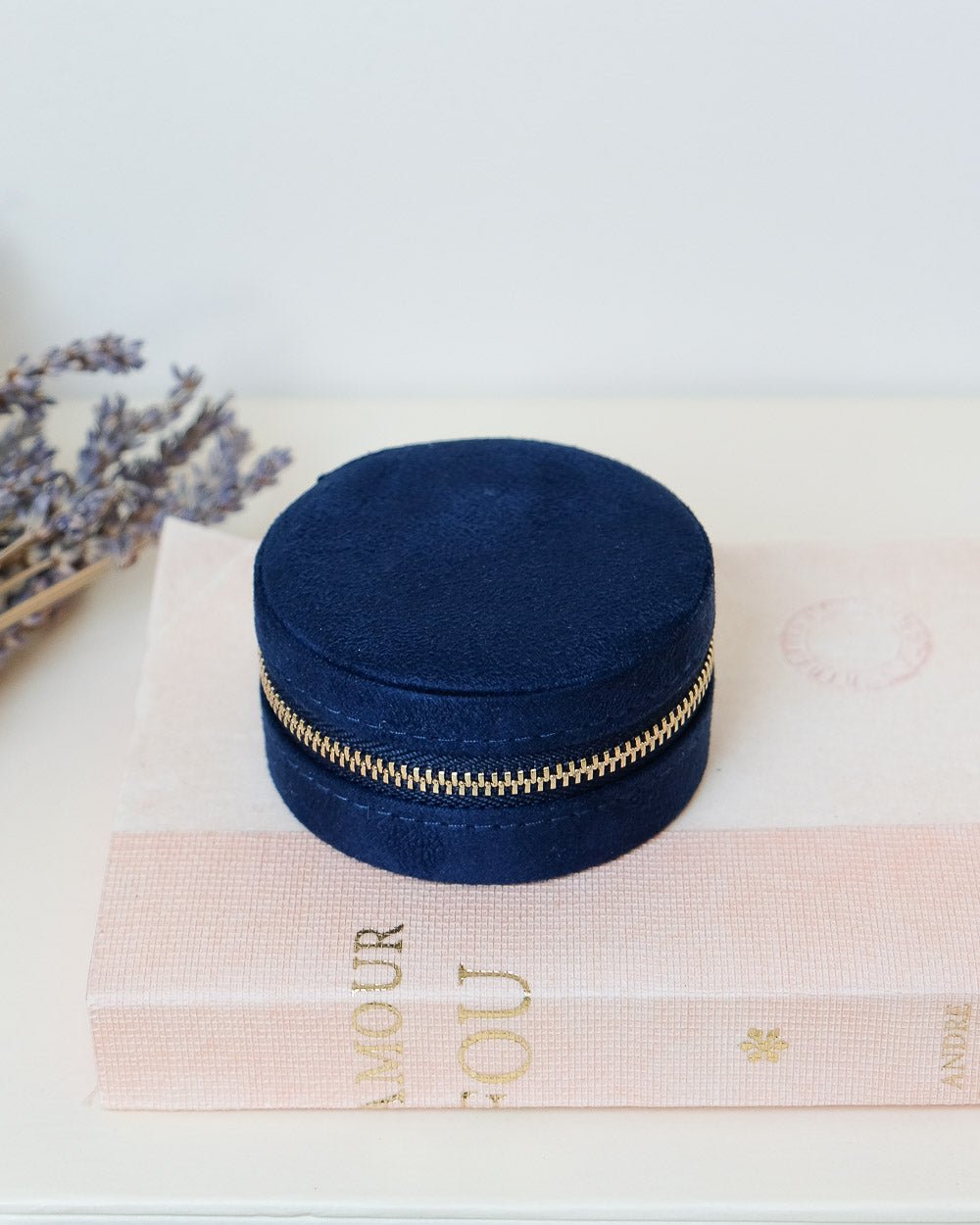 Yvonne Velvet Travel Jewelry Box - Outlet