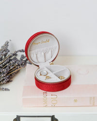 Yvonne Velvet Travel Jewelry Box - Outlet