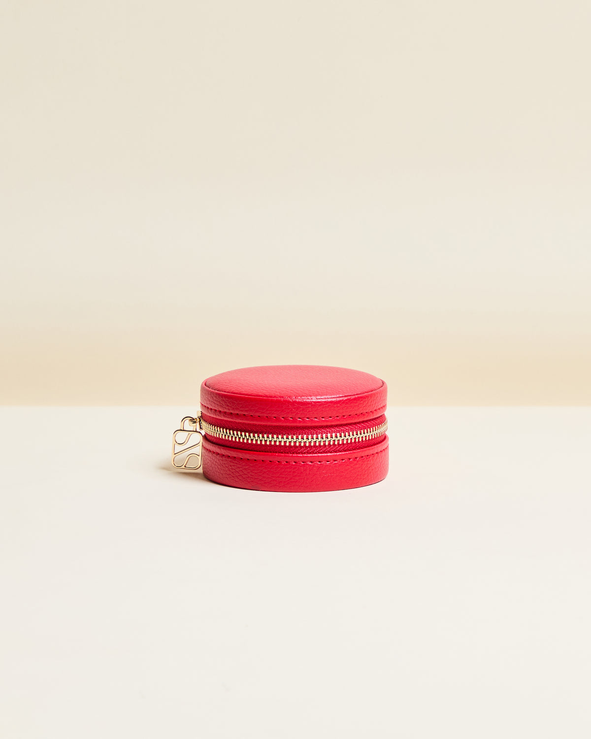 Yvonne PU leather travel jewelry box