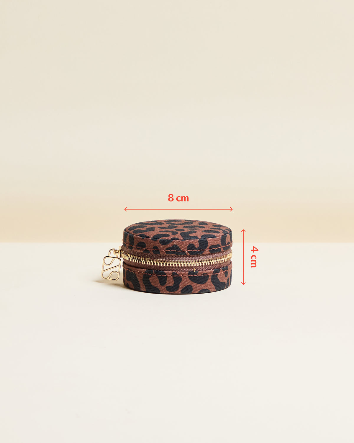 Yvonne Leopard Travel Jewelry Box