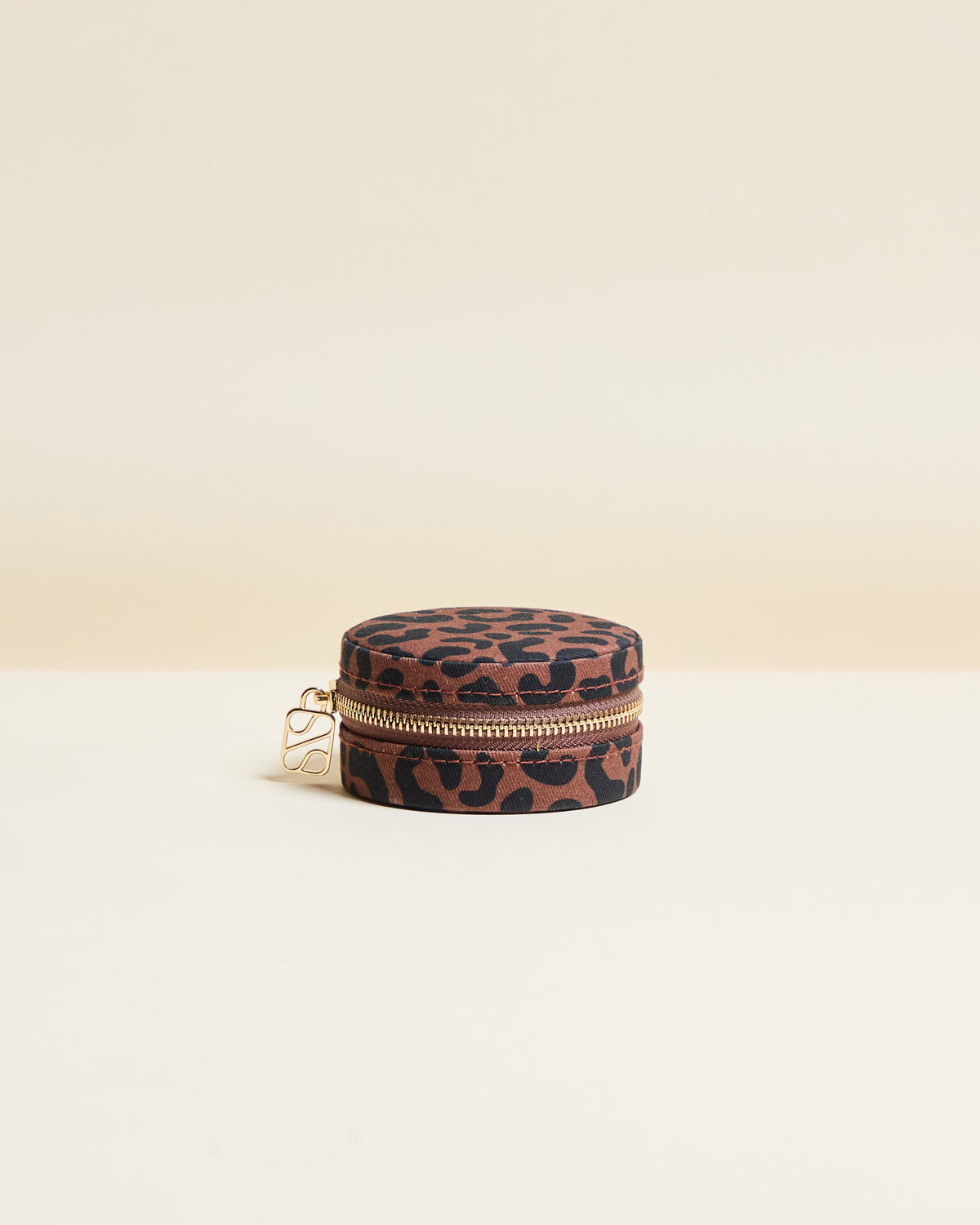 Yvonne Leopard Travel Jewelry Box