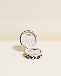 Yvonne Leopard Travel Jewelry Box