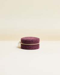 Yvonne Linen Travel Jewelry Box