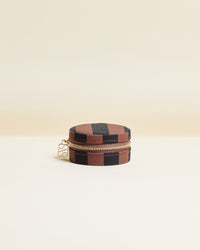 Yvonne Stripes Travel Jewelry Box