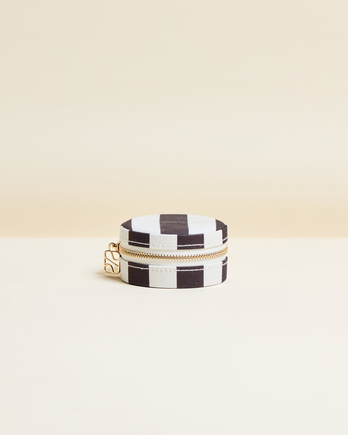 Yvonne Stripes Travel Jewelry Box