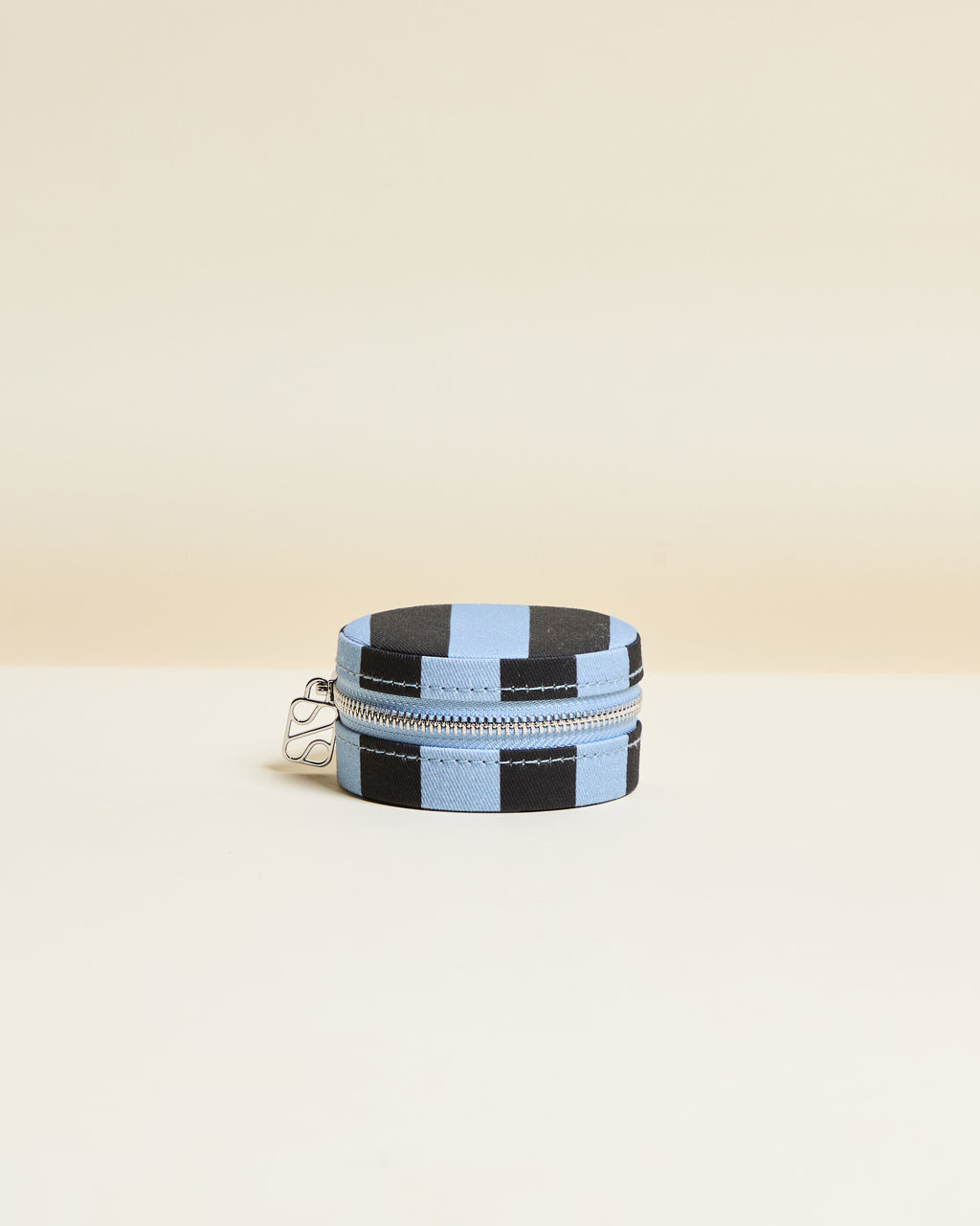 Yvonne Stripes Travel Jewelry Box