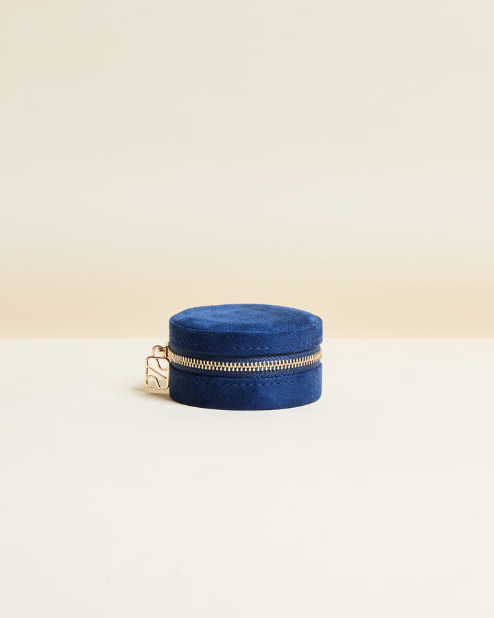 Yvonne velvet travel jewelry box