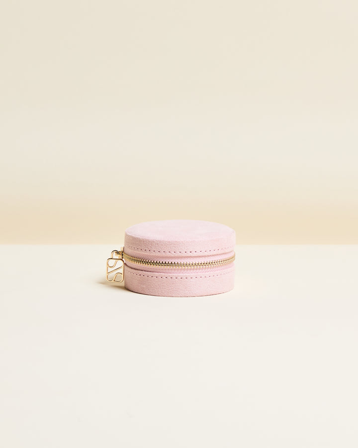 Yvonne velvet travel jewelry box