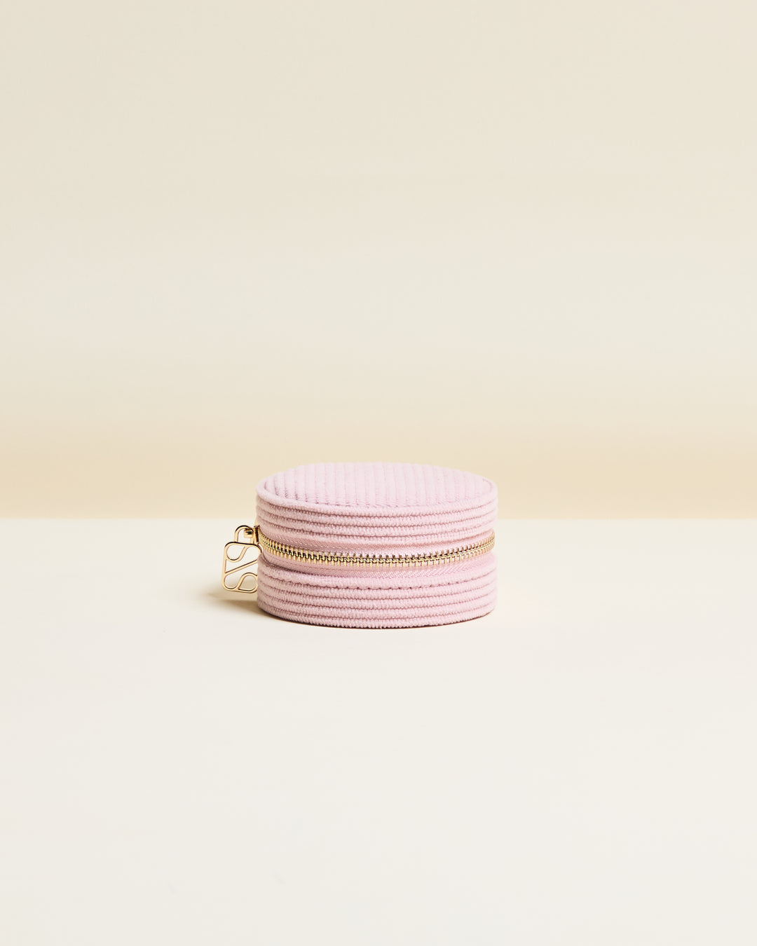 Yvonne corduroy travel jewelry box