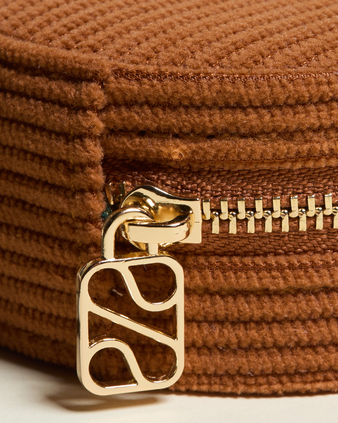 Yvonne corduroy travel jewelry box