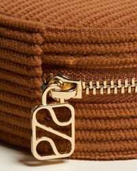 Yvonne corduroy travel jewelry box
