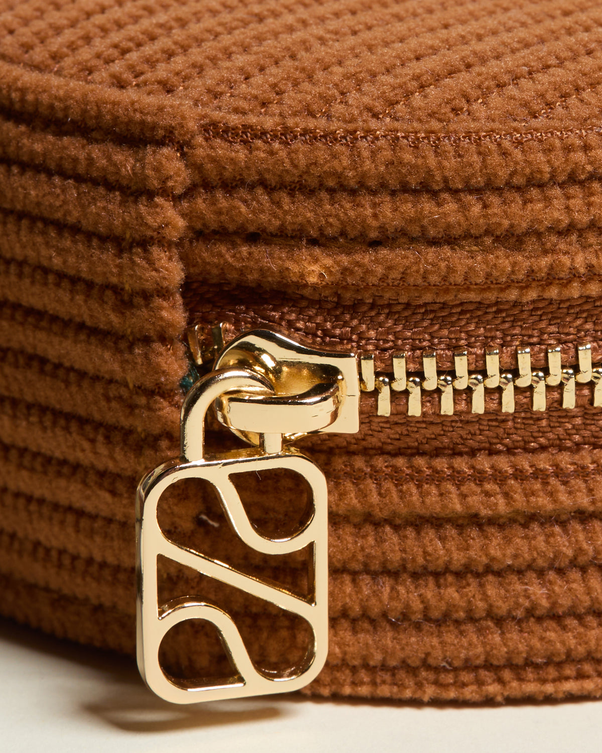 Yvonne corduroy travel jewelry box