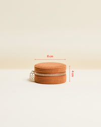 Yvonne corduroy travel jewelry box