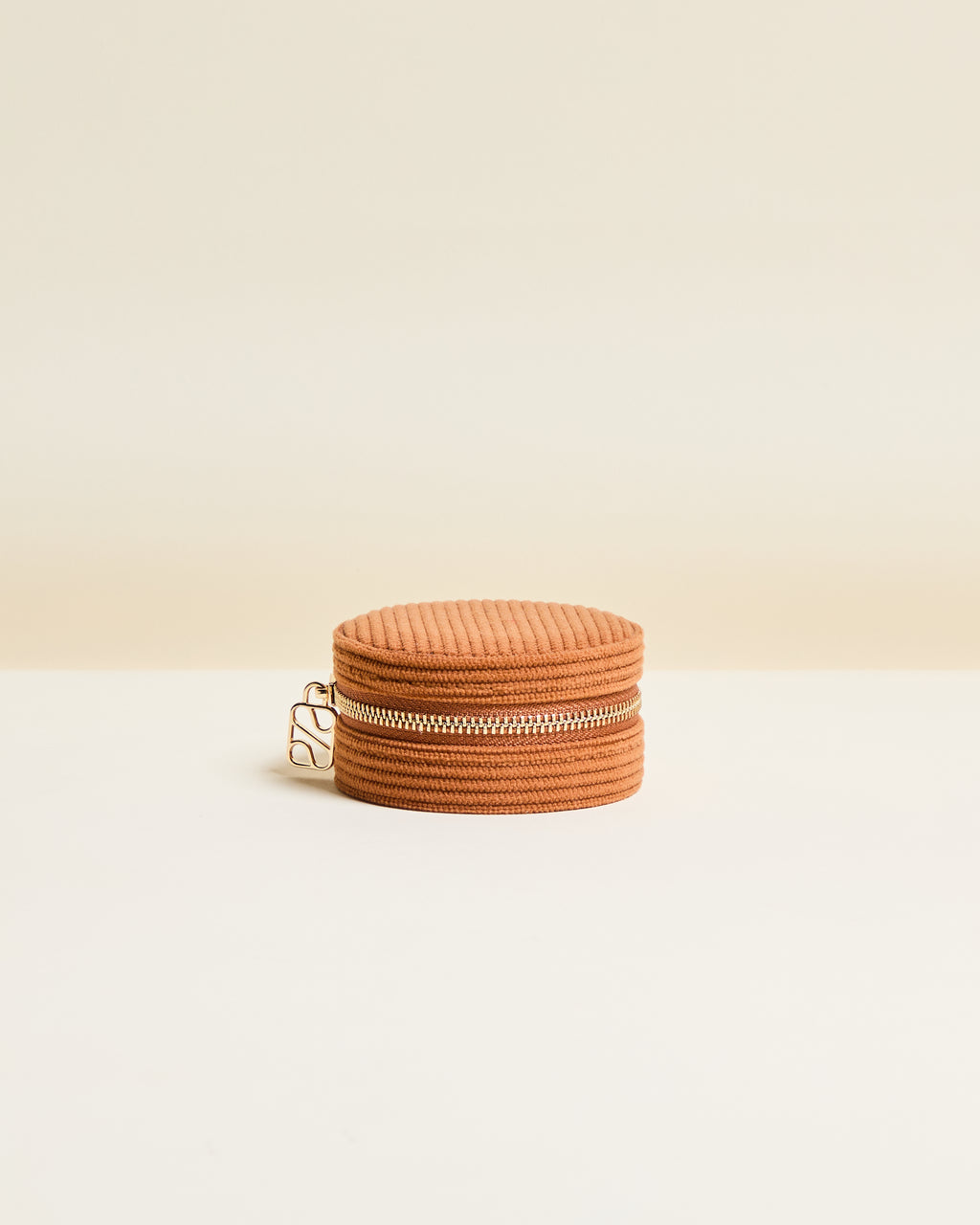 Yvonne corduroy travel jewelry box