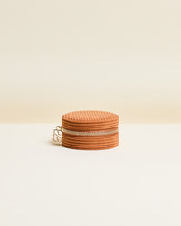Yvonne corduroy travel jewelry box