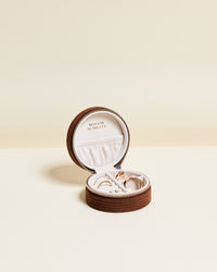 Yvonne corduroy travel jewelry box