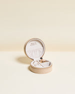 Yvonne velvet travel jewelry box