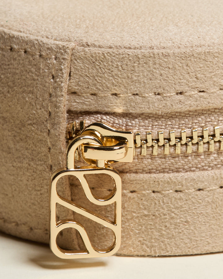 Yvonne velvet travel jewelry box