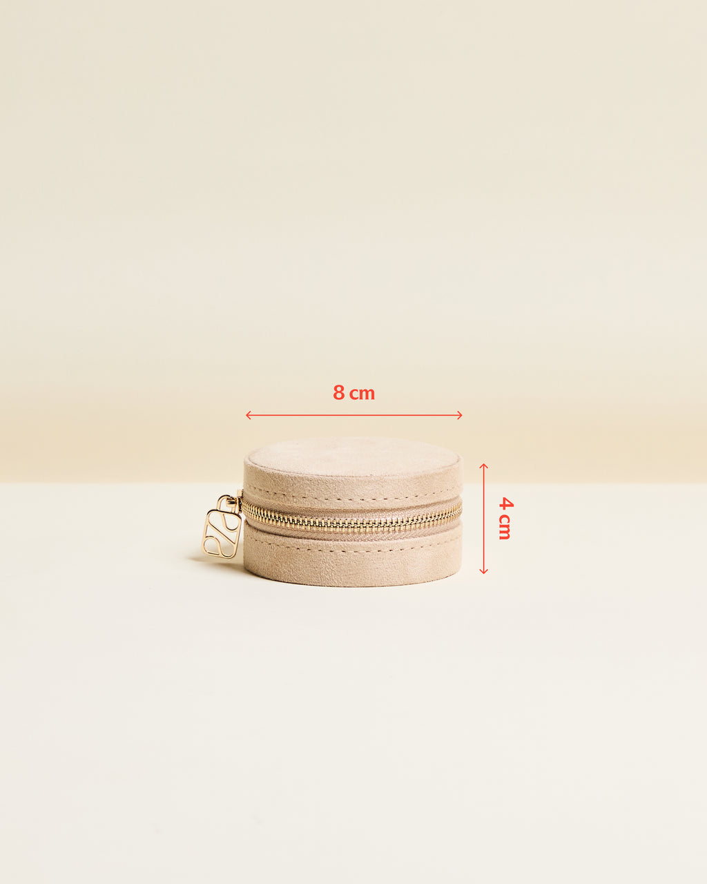 Yvonne velvet travel jewelry box