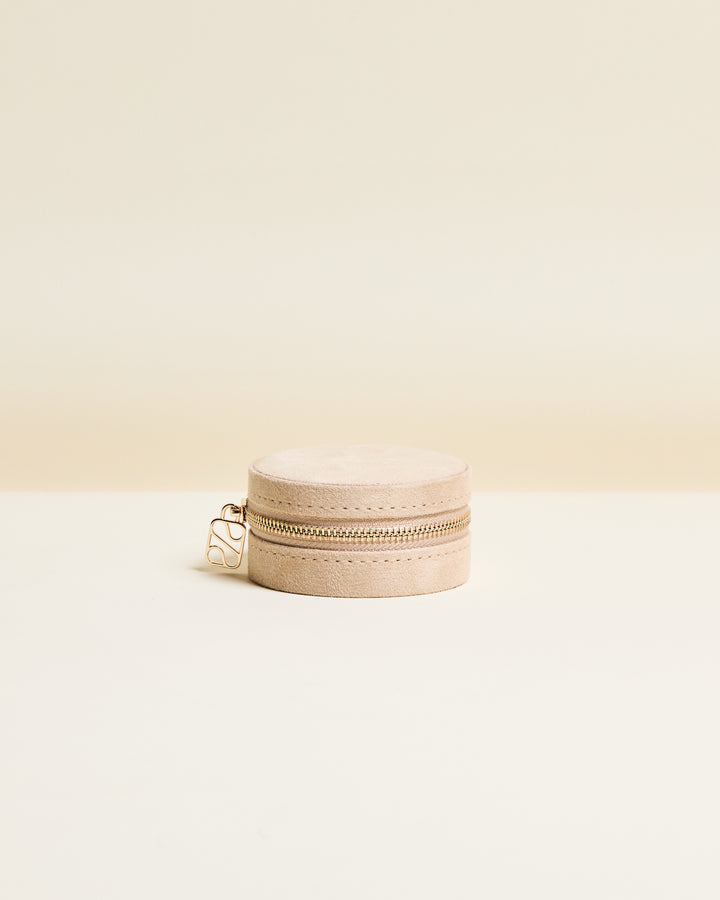 Yvonne velvet travel jewelry box
