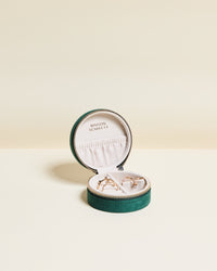 Yvonne velvet travel jewelry box