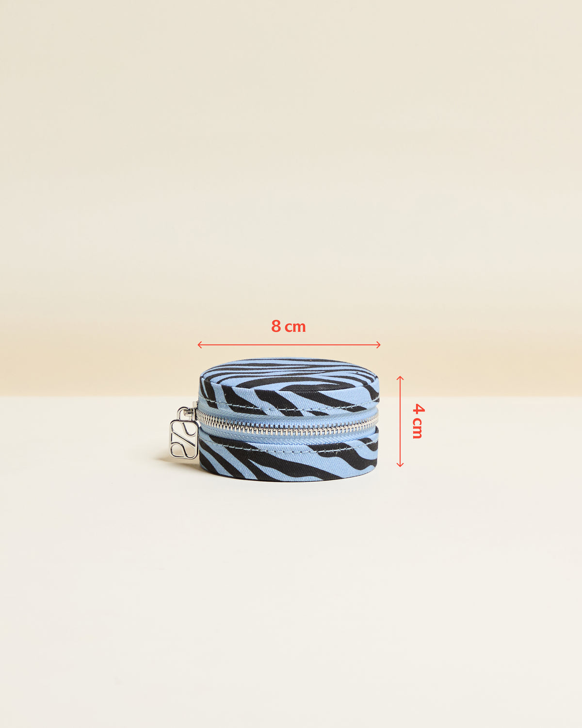 Yvonne Zebra Travel Jewelry Box