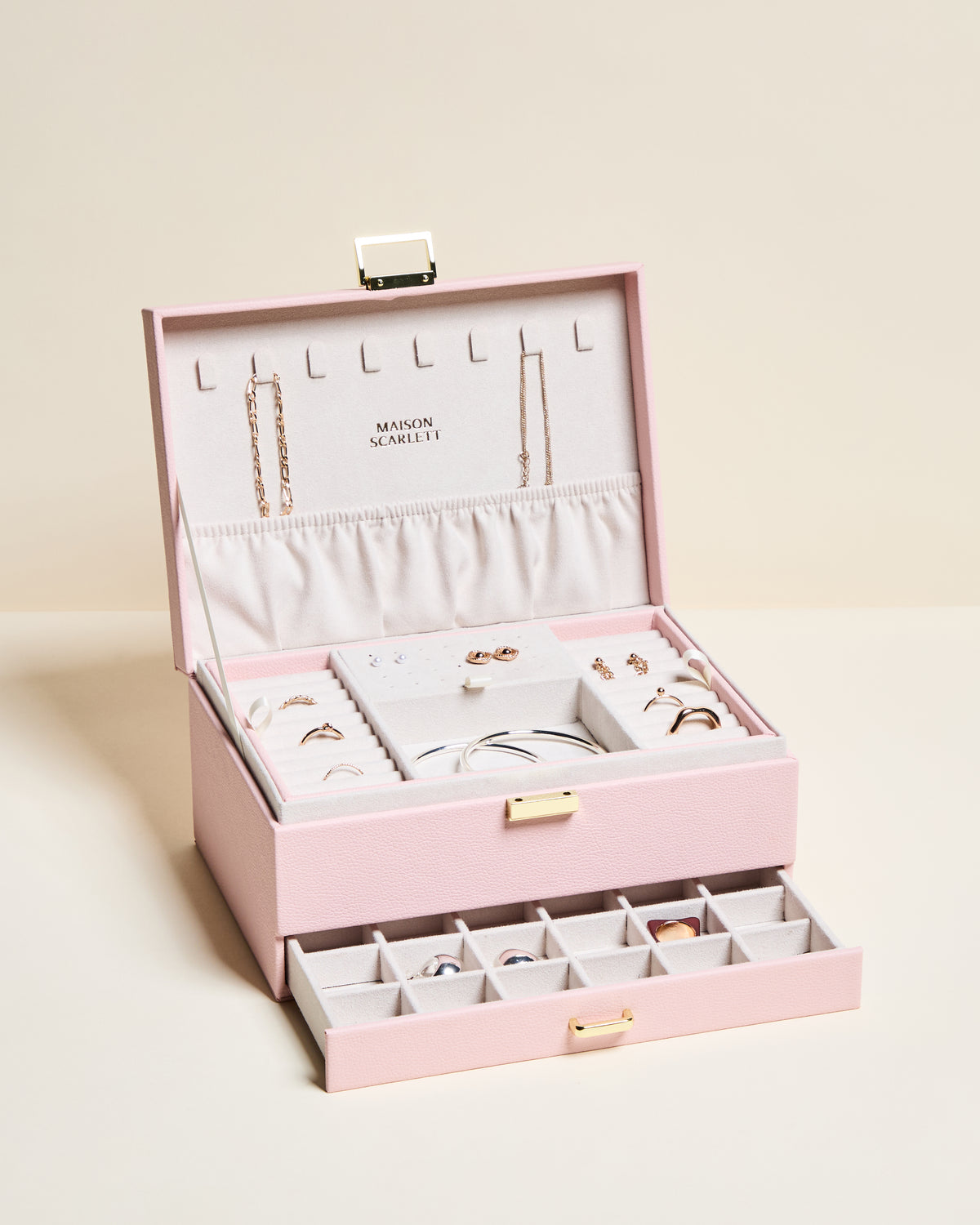 Denise PU leather jewelry box
