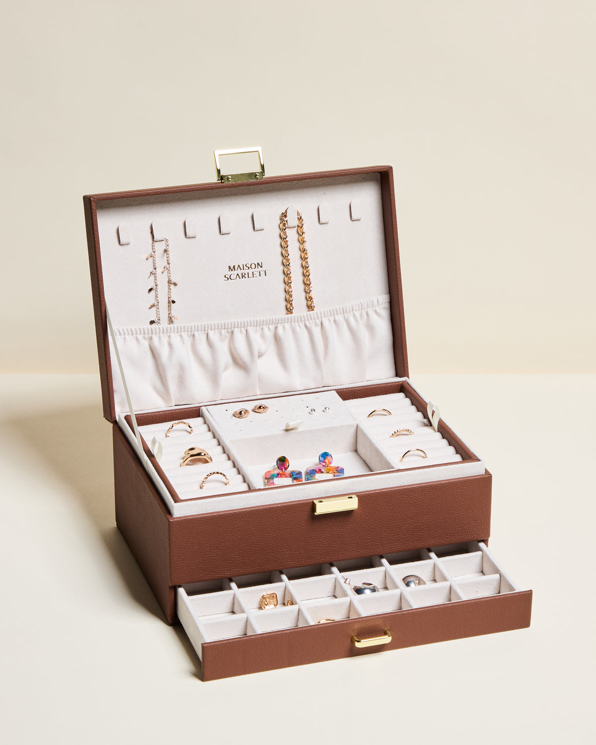 Denise PU Jewelry Box