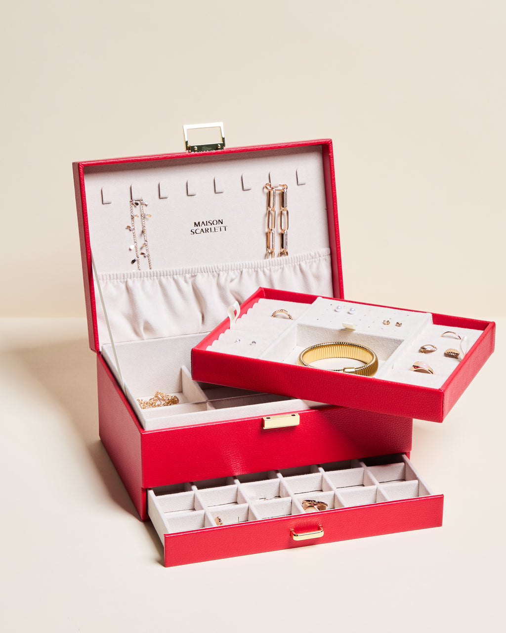 Denise PU Jewelry Box