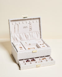 Denise bouclé jewelry box