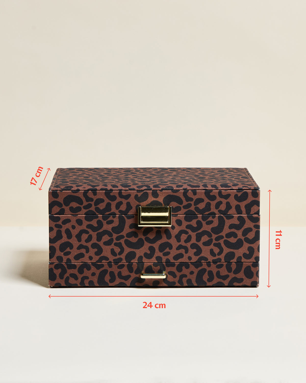 Denise Leopard Jewelry Box