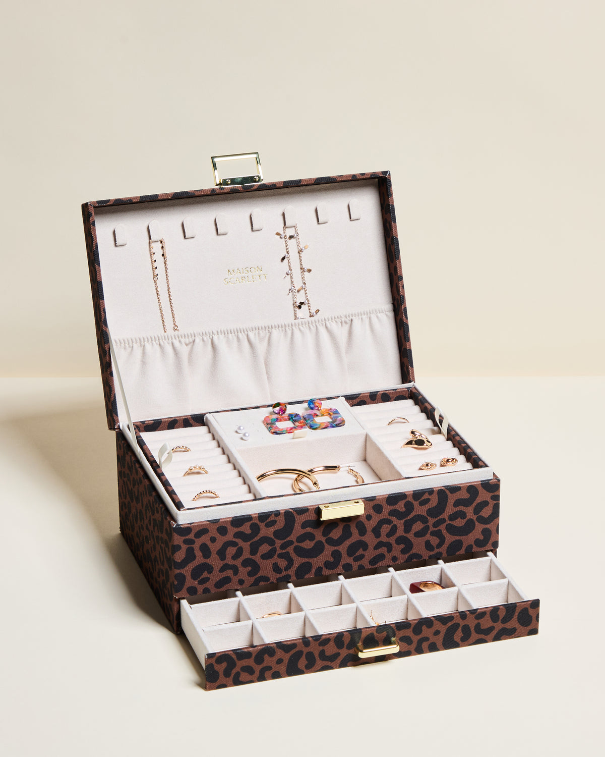 Denise Leopard Jewelry Box