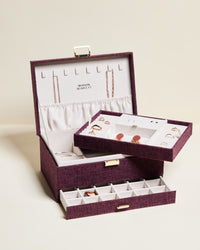 Denise linen jewelry box