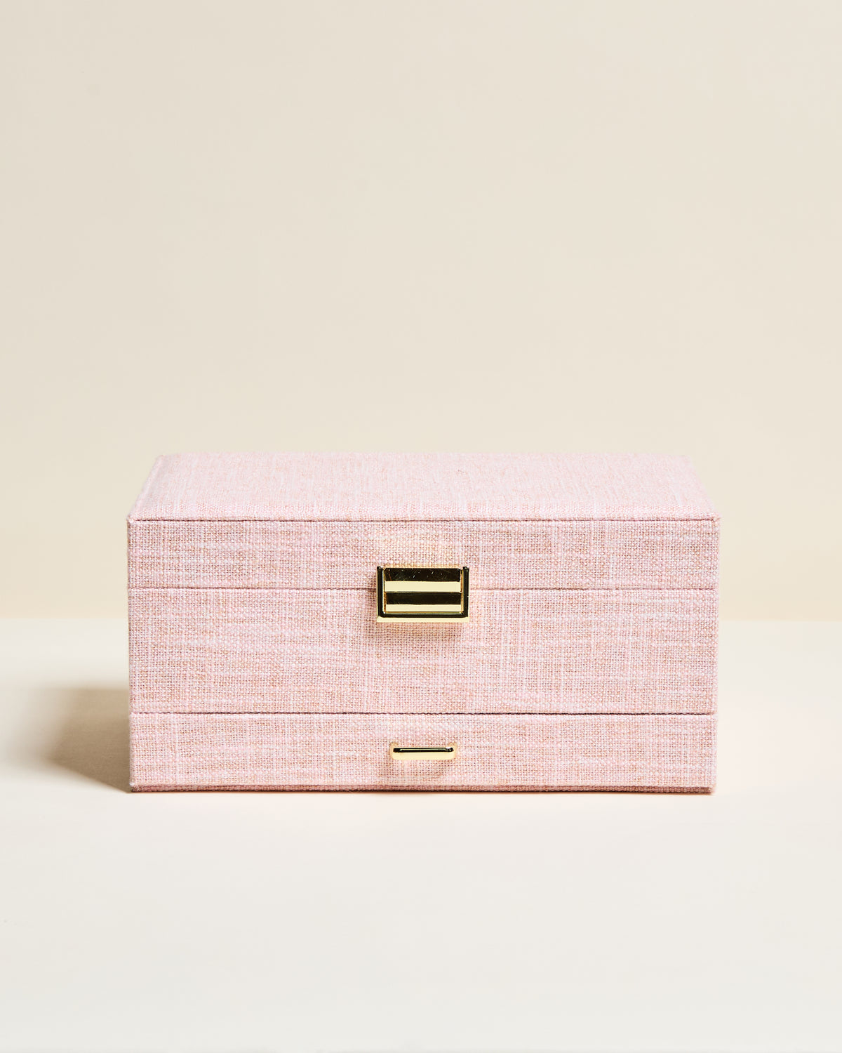 Denise linen effect jewelry box