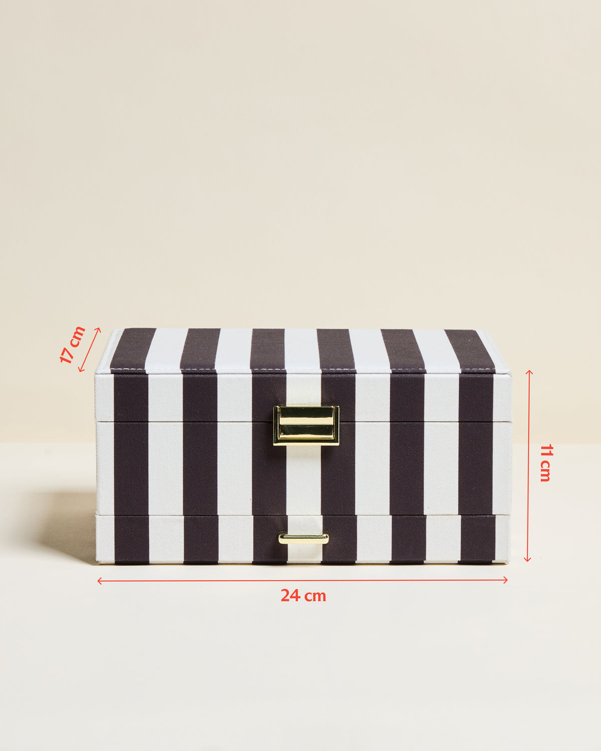 Denise Stripes Jewelry Box
