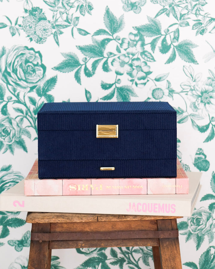 Denise corduroy jewelry box
