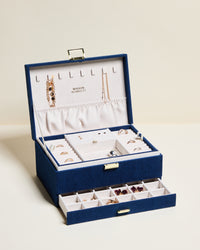 Denise corduroy velvet jewelry box