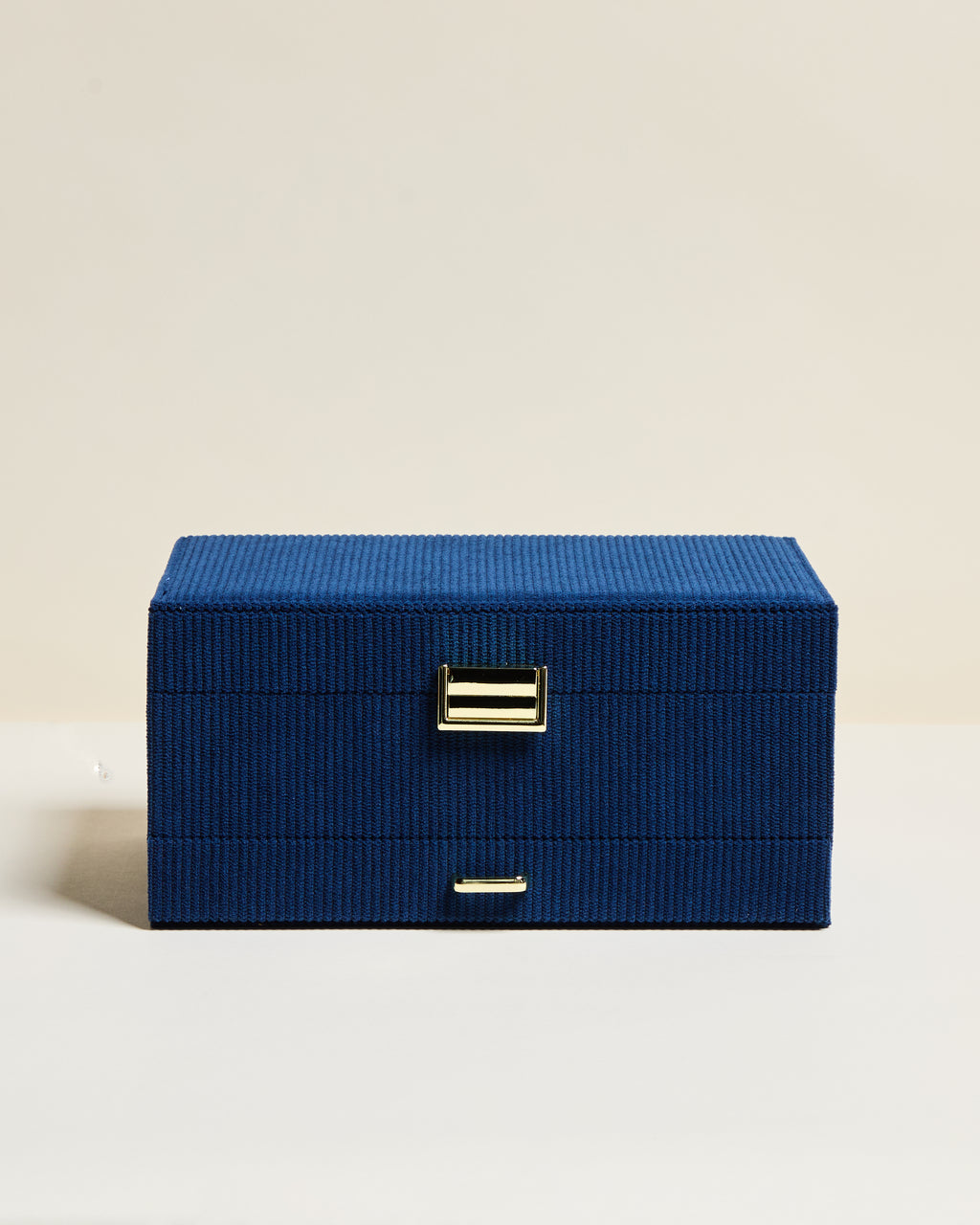 Denise corduroy velvet jewelry box