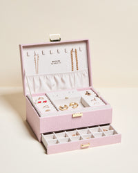 Denise corduroy velvet jewelry box