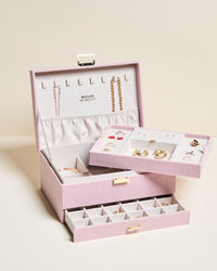 Denise corduroy velvet jewelry box