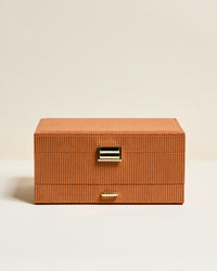 Denise corduroy velvet jewelry box