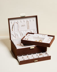 Denise corduroy velvet jewelry box