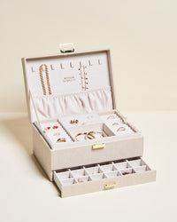 Denise corduroy velvet jewelry box